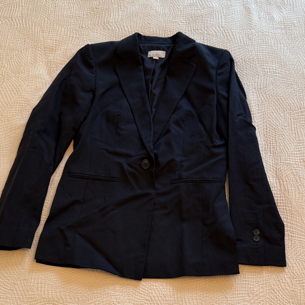 LOFT Elegant Black Blazer